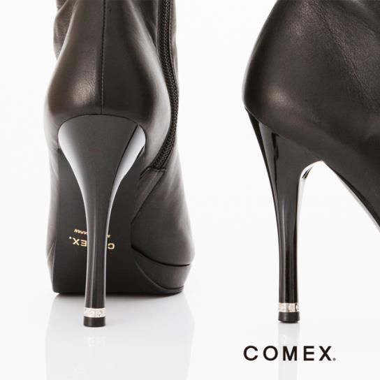 お取り寄せ品】【COMEX】 本革美脚ニーハイブーツ 11.5cmヒール お取り寄せ品】【COMEX】 本革美脚ニーハイブーツ 11.5cmヒール