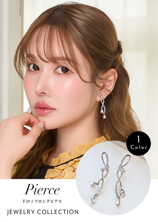 【P10倍】ドロップロングピアス